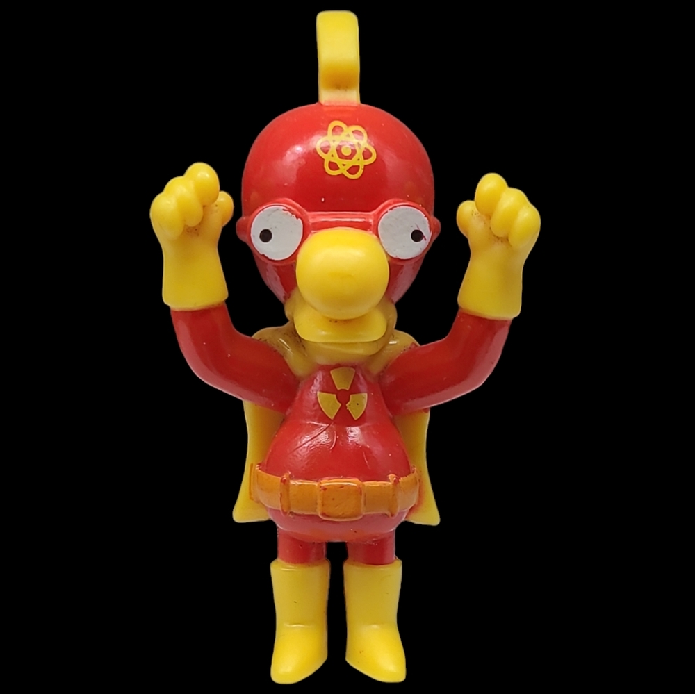 2001 MANUFACTURED FOR BURGER KING THE SIMPSONS "MILHOUSE RADIOACTIVE MAN" FIGURE